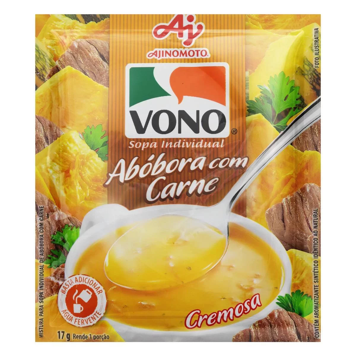 Sopa de Ab[obora com Carne Vono (17g) - Vono Pumpkin Soup with Meat (17g)