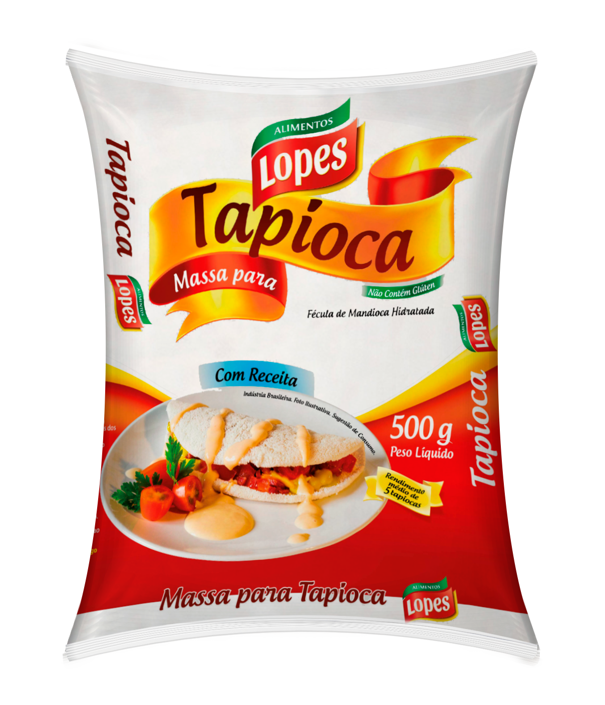 Tapioca Lopes (500g) - Lopes Tapioca (500g) – Brazuka Meat