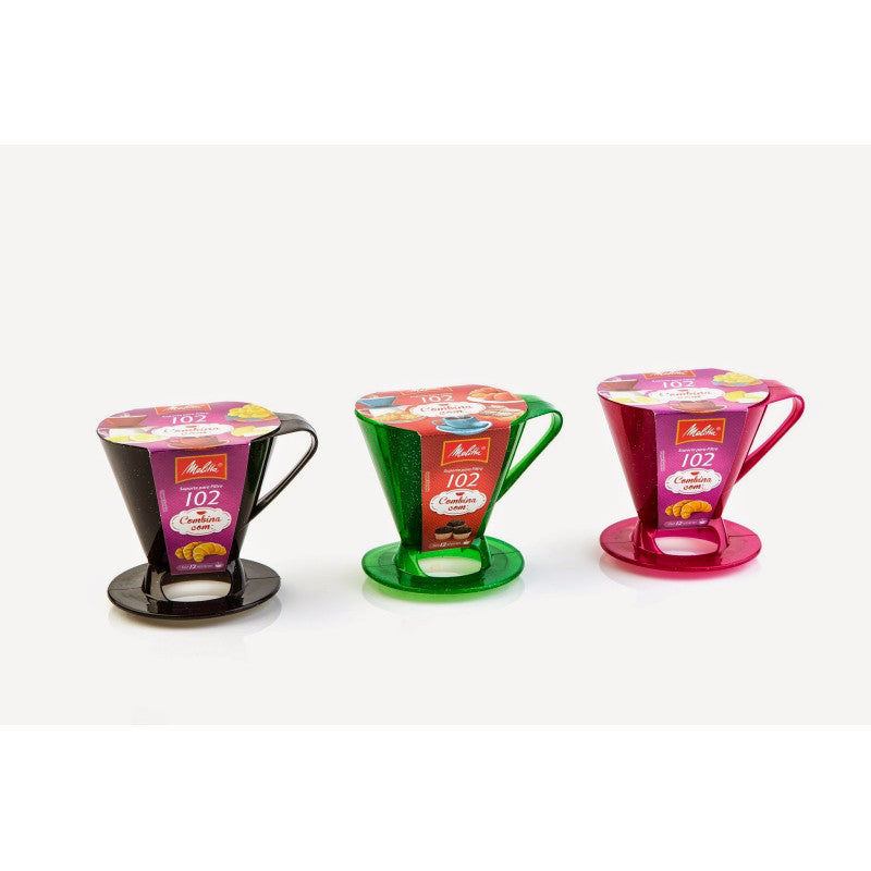 Coador de Plástico 102 - Várias Cores - Melitta - Melitta Coffee Filter 102 - Several Colours