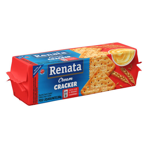 Bolacha Cream Cracker Renata 200g - Renata Cream Cracker Cracker 200g