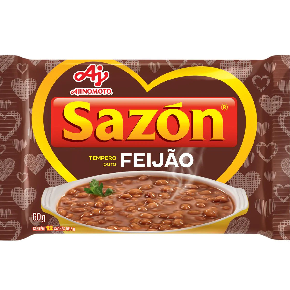 Tempero Sazón Feijão 60g - Seasoning Sazon Beans 60g