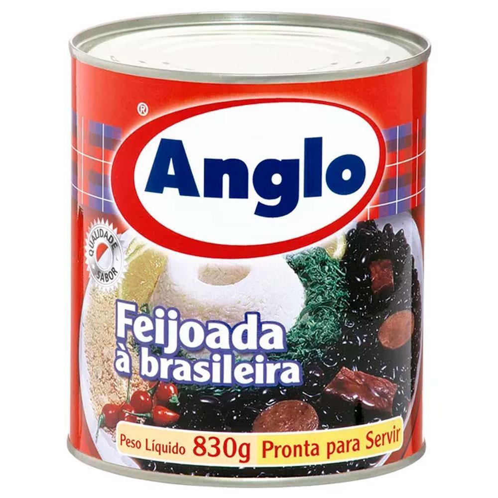 Feijoada Pronta Anglo Lata 830g - Anglo Canned Feijoada 830g