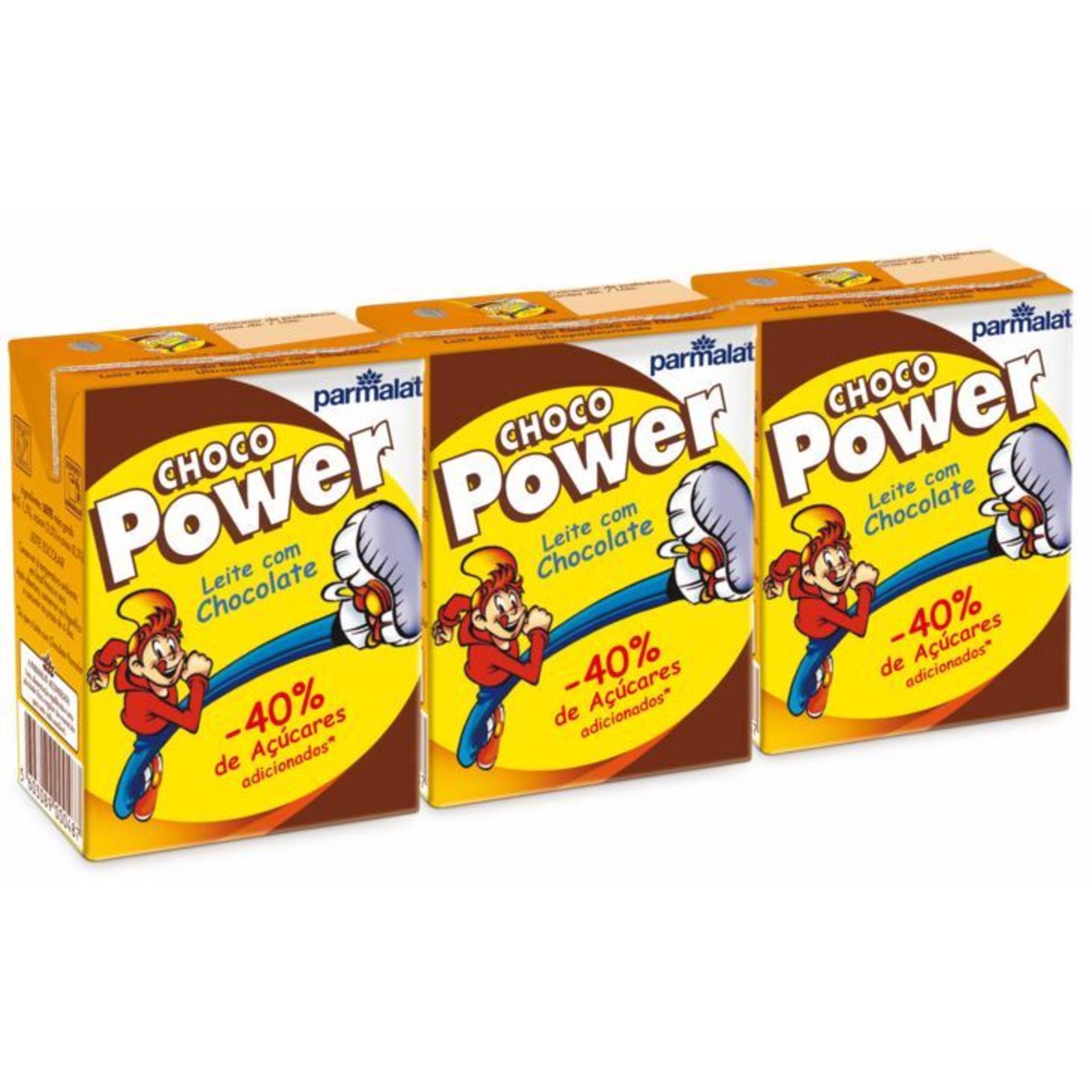 Choco Power Parmalat 200ml Pack 3 unidades -  Choco Power Parmalat 200ml Pack 3 units