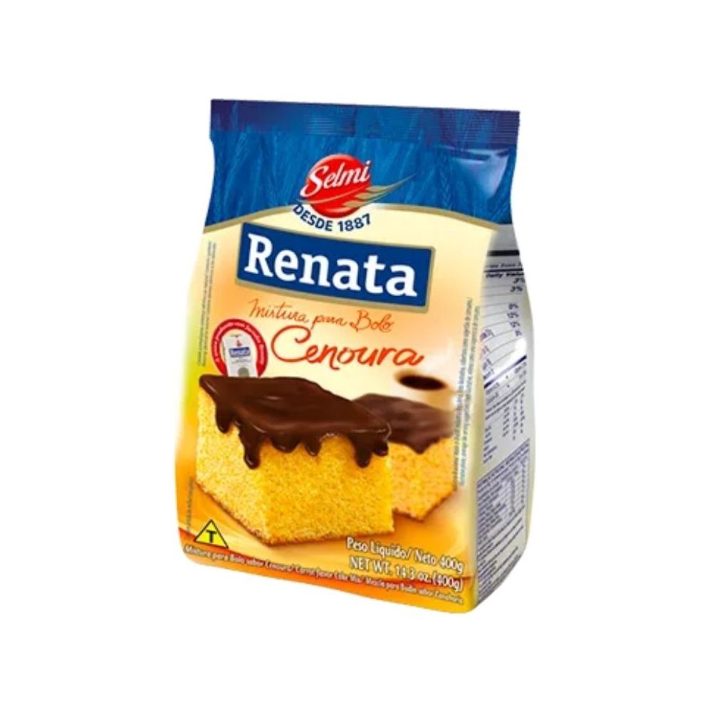 Mistura Bolo Cenoura Renata 400g - Renata Carrot Cake Mix