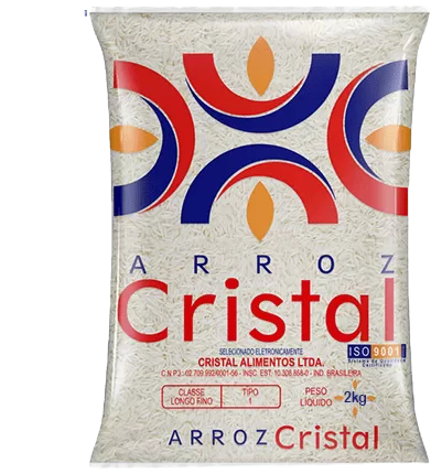 Arroz Tipo 1 Cristal Pacote 2Kg - Rice Type 1 Cristal Pack 2Kg