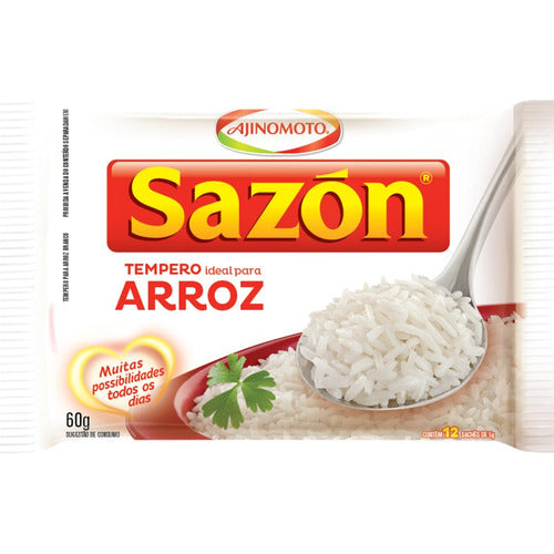 Tempero Para Arroz 60g Sazon  - Seasoning for Rice 60g Sazon