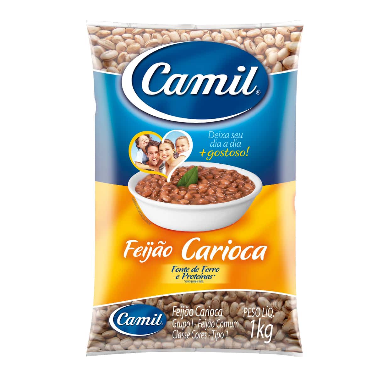 Feijao Camil Carioca 1Kg - Beans Camil Carioca 1Kg