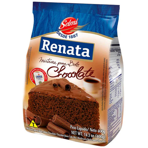 Mistura Bolo Chocolate Renata 400g - Renata Chocolate Cake Mix