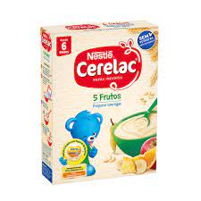 Nestlé Cerelac Lactea 5 Frutas 250g - Nestlé Cerelac Lactea 5 Fruits 250g