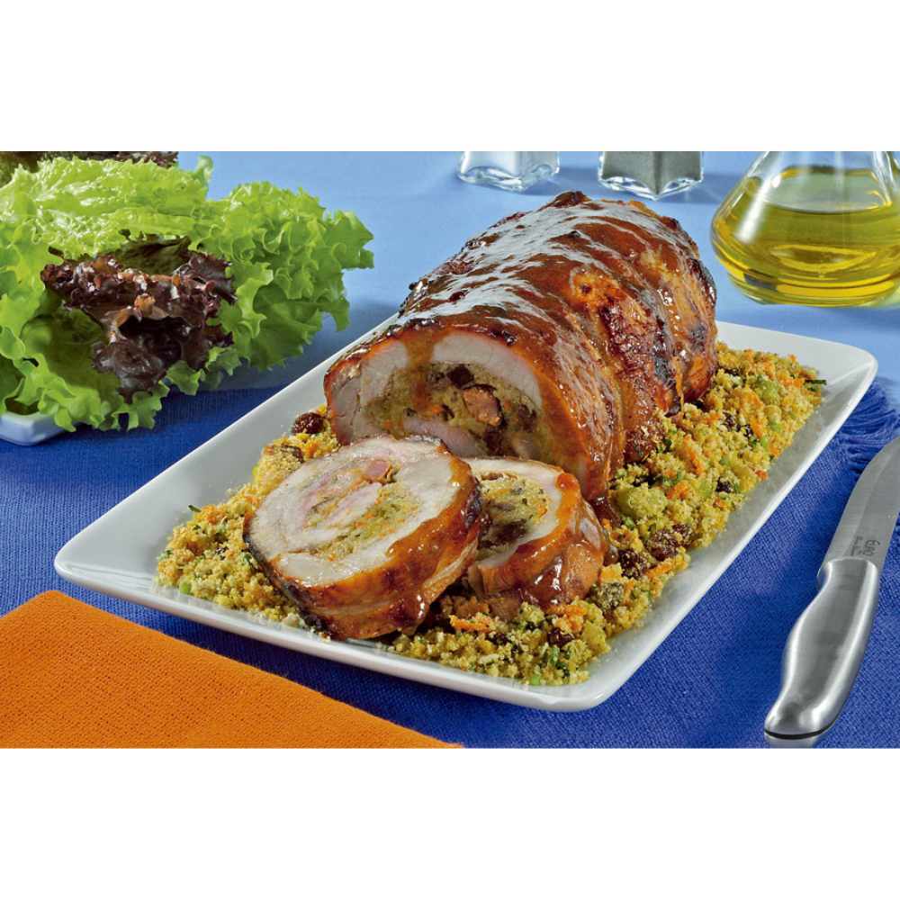 Pernil Recheado sem Osso - Stuffed Pork Leg Boneless (Kg)