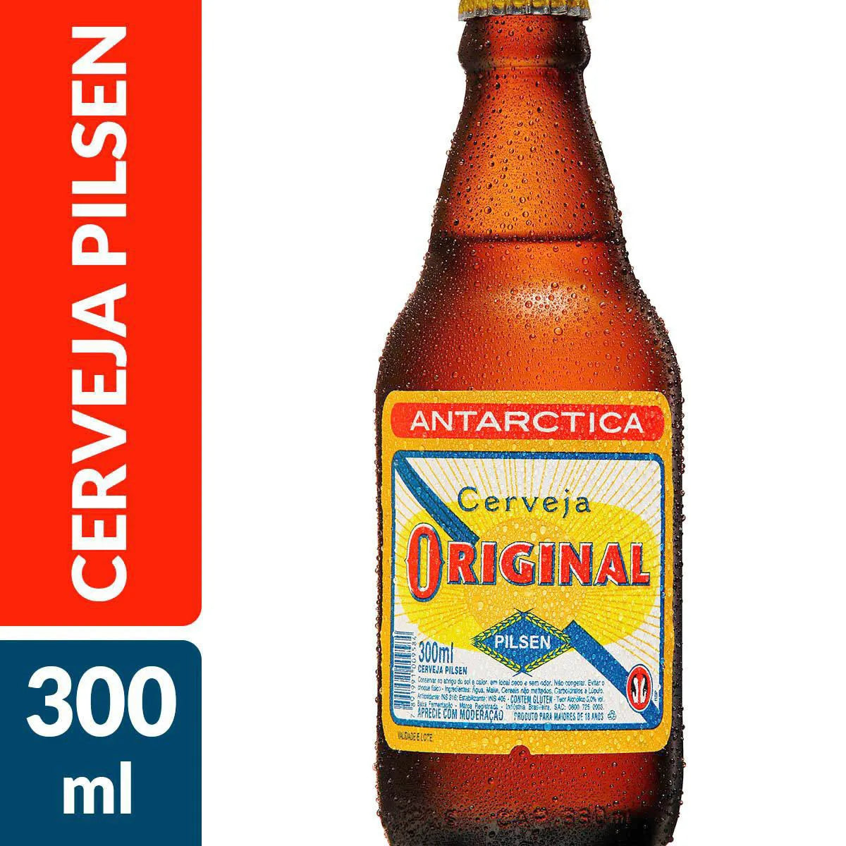 Cerveja Original Garrafa Pack 12 unidades (300ml) - Original Beer Bottle Pack 12 units (300ml)