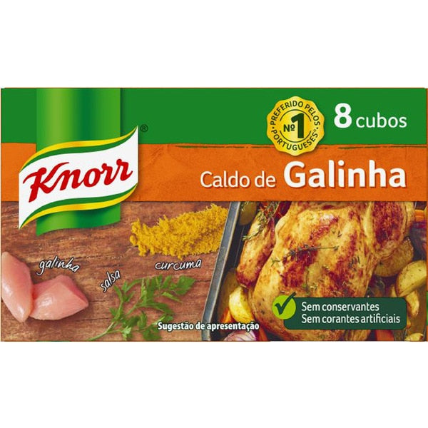 Caldo de Galinha Knorr 80g - Chicken Broth Knorr 80g - Brazuka Meat