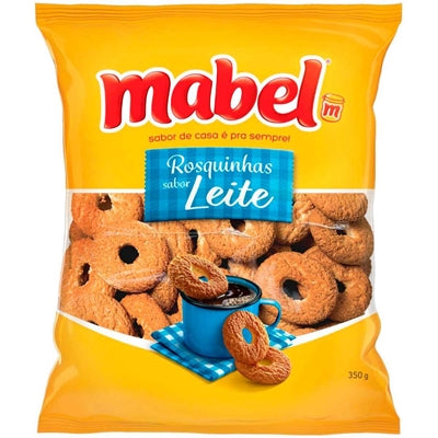 Rosquinha Mabel Leite 300g - Mabel Milk Donut 300g