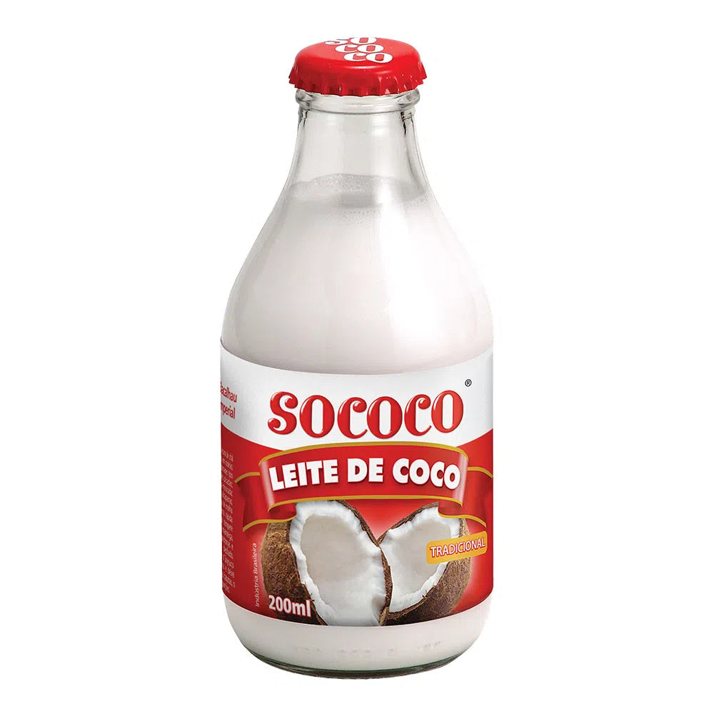 Leite de Coco Tradicional  SoCoco 200ml - Traditional Coconut Milk 200ml