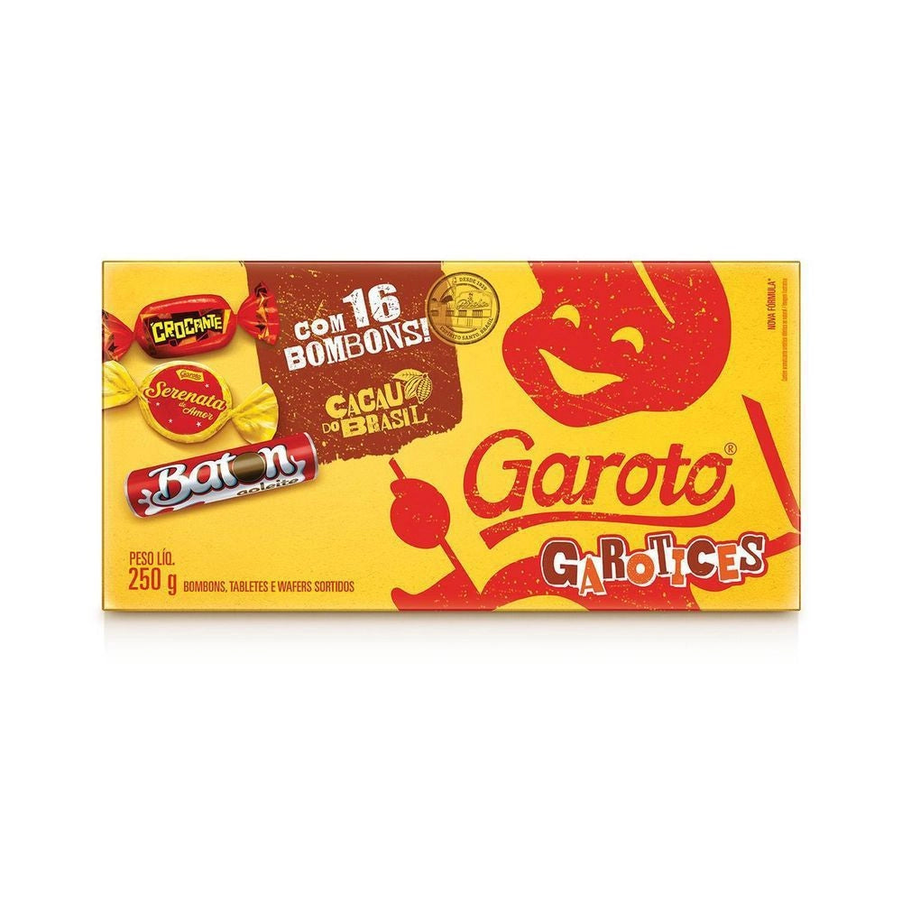 Caixa de Bombom Garoto 250g - Candy Box Garoto 250g