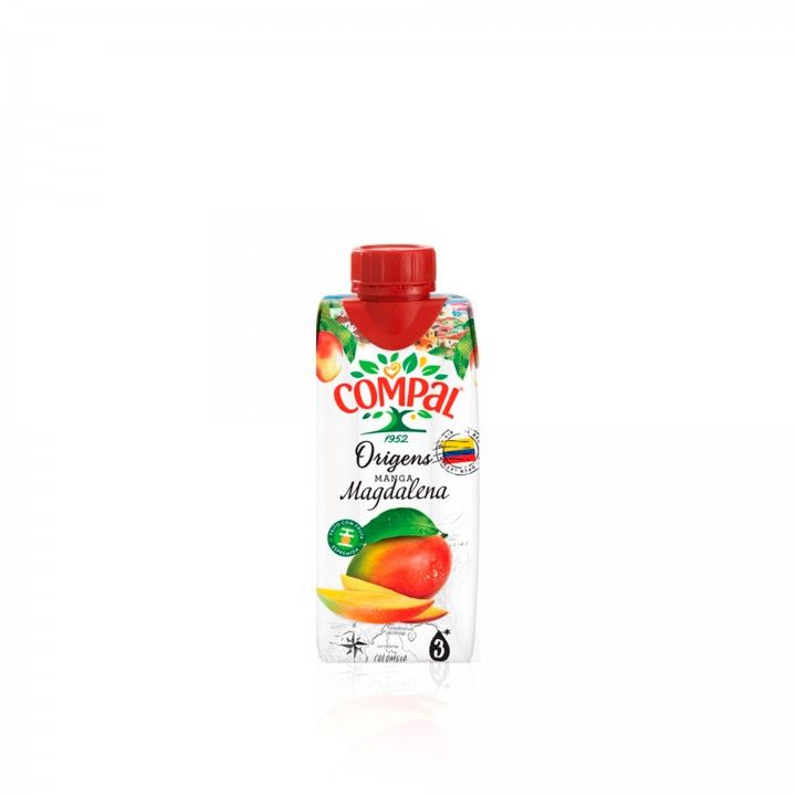 COMPAL Néctar Clássico de Manga 200ml   COMPAL Classic Mango Nectar 200ml