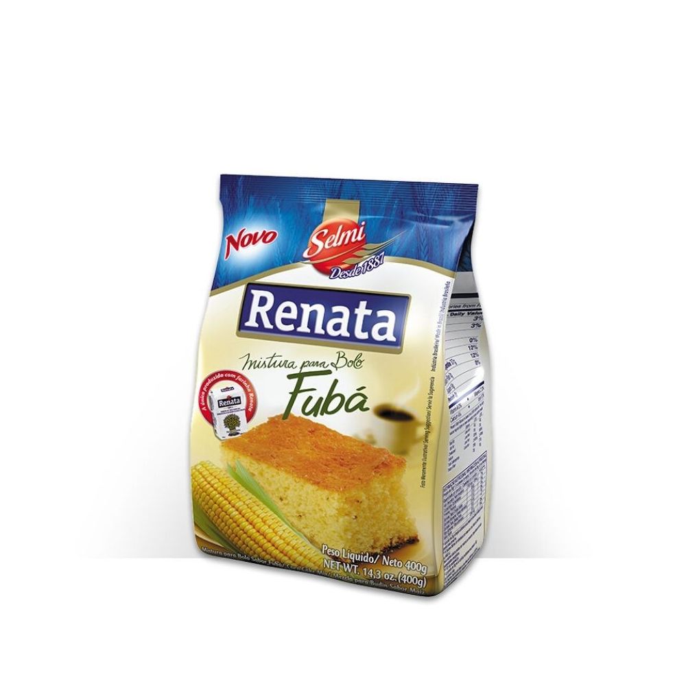 Mistura Bolo Fuba Renata 400g - Renata Fuba Cake Mix