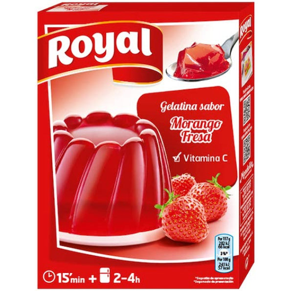 Gelatina Morango Royal 114g - Gelatina Morango Royal