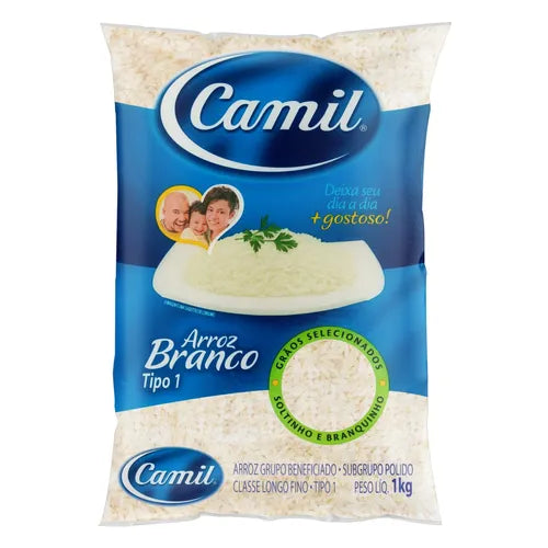 Arroz Branco Camil 1kg - Camil White Rice – Brazuka Meat