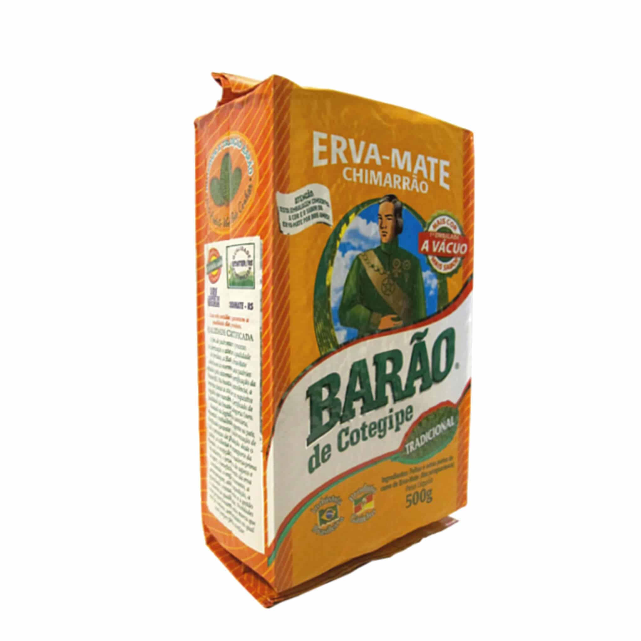 Erva Mate Tradicional Barão De Cotegipe 500g - Traditional Yerba Mate Barão De Cotegipe 500g