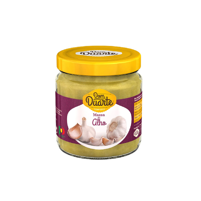 Tempero Dom Duarte Massa De Alho 200g - Dom Duarte Garlic Pasta Seasoning 200g - Brazuka Meat