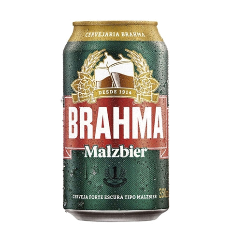 Cerveja Brahma Malzbier Lata 350ml - Pack 6 Unidades – Brazuka Meat