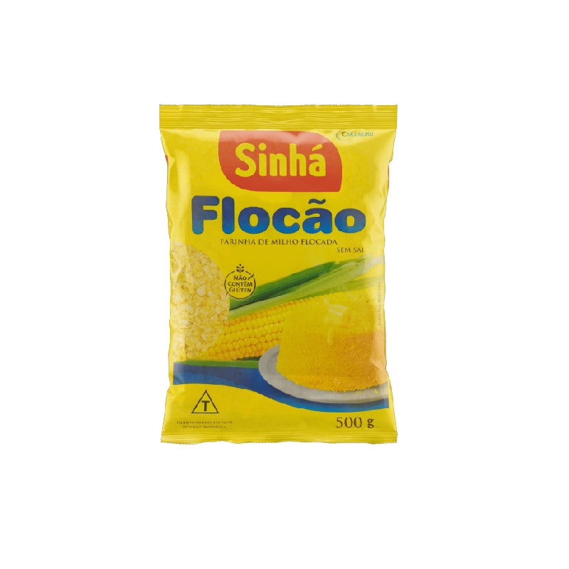 Flocão  Sinhá 500g - corn flakes Sinhá 500g