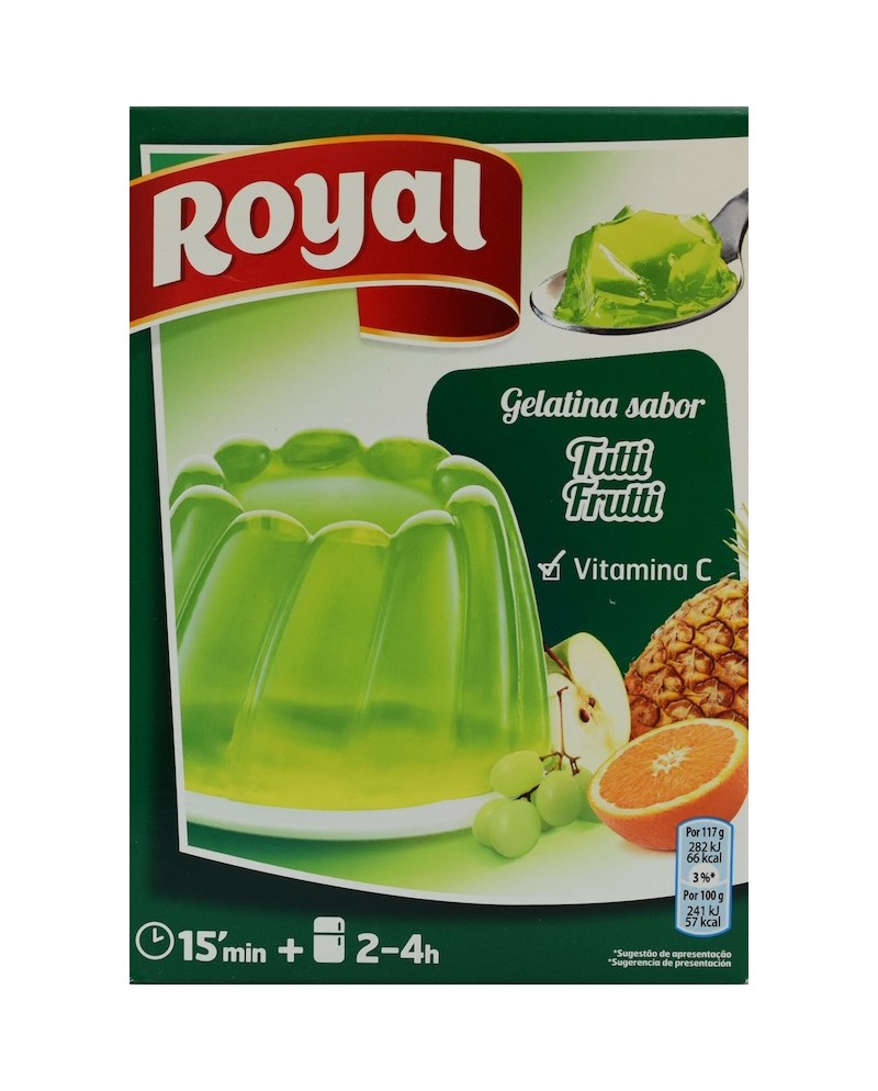 Gelatina Tutti Frutti Royal 114g - Tutti Frutti Royal Jelly