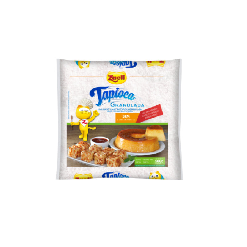 Tapioca Granulada Zaeli 500g -  Zaeli Granulated Tapioca 500g