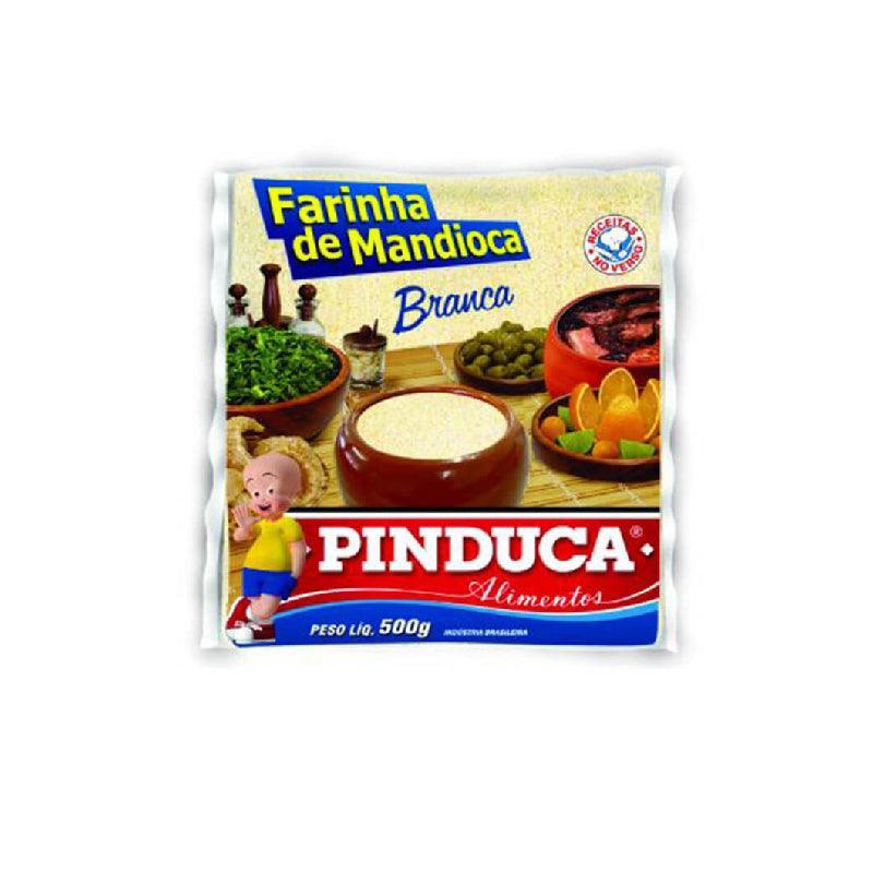 Farinha de Mandioca Branca Pinduca 500g - White Cassava Flour Pinduca 500g - Brazuka Meat