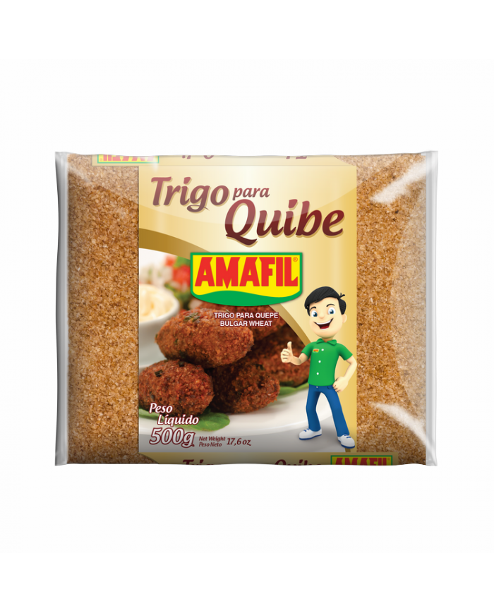 Trigo P/ Kibe Amafil 500g - Wheat For Kibe Amafil 500g